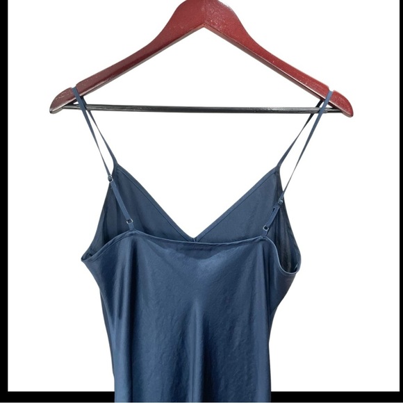 Wilfred Blue Only Slip Cami Midi Dress Size S - Picture 7 of 10